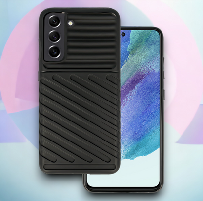 Ovitek "Thunder" za Samsung Galaxy S22 Plus - Črna – Infostyle – Črna / TPU silikon