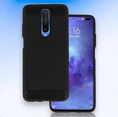 Ovitek "Carbon lite" za Xiaomi Poco X2 - Črna – Infostyle – Črna / TPU silikon