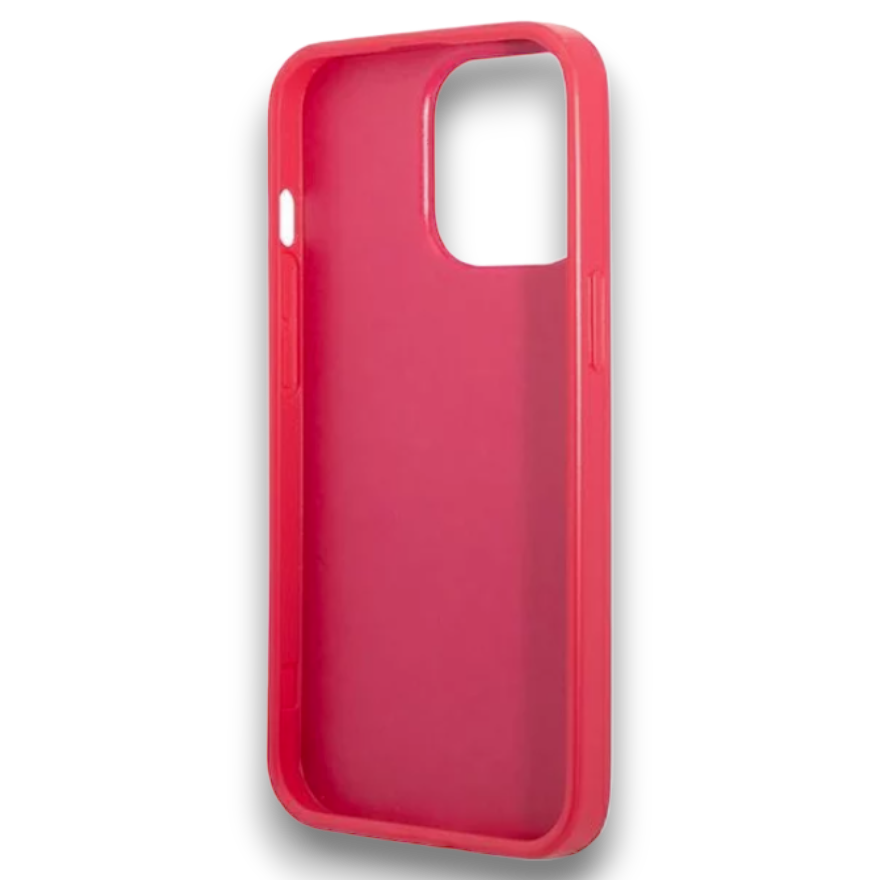 Ovitek Guess "pink mini 3D" za iPhone 13 Pro Max/12 Pro Max (GUHCP13XPS4MF)