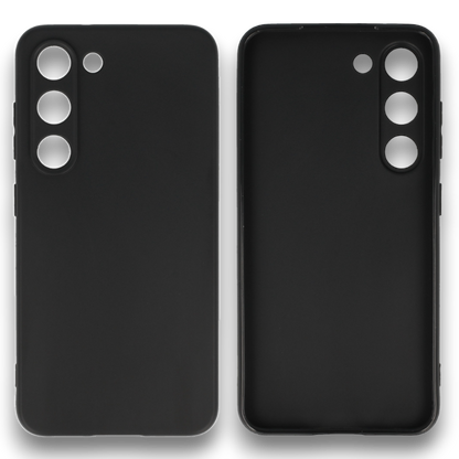 Silikonski ovitek "matt" za Samsung Galaxy S23 Plus - Črna – Infostyle