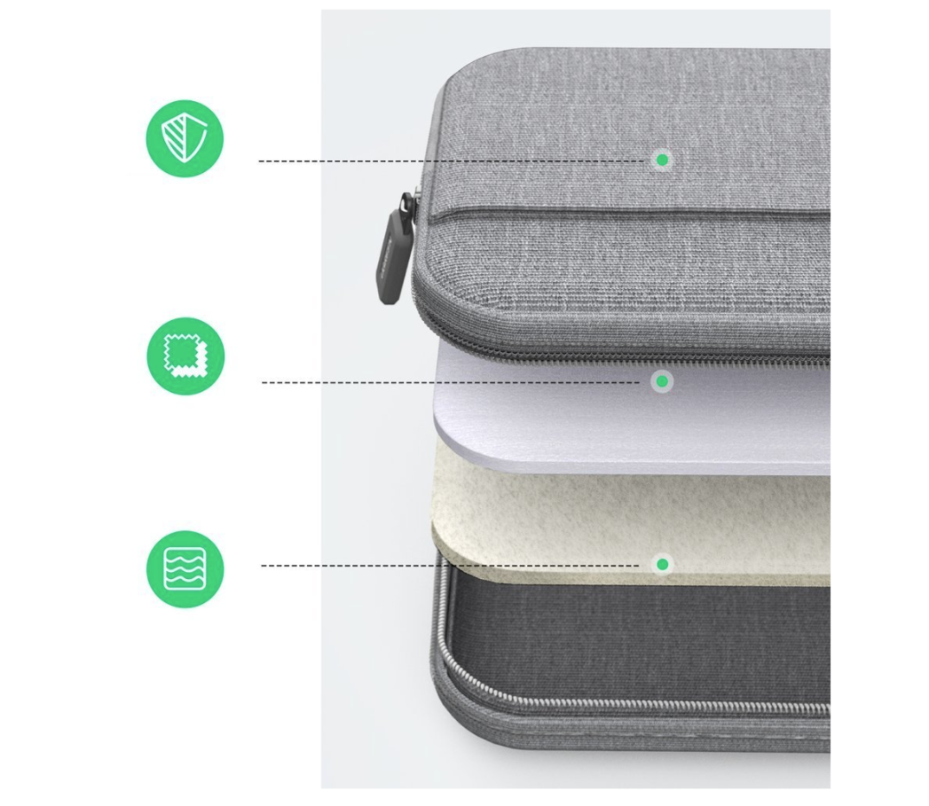 Torba za prenosni računalnik 15'' - 15,9'' - Siva – Ugreen