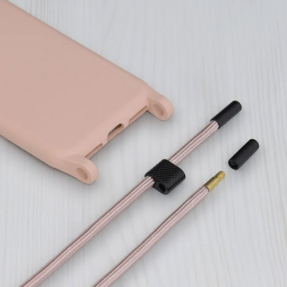 Silikonski ovitek "Crossbody Lanyard" za Xiaomi Redmi Note 11 Pro Plus 5G - Roza – Techsuit