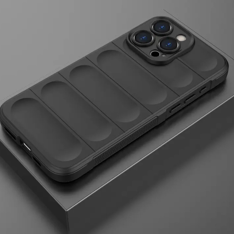 Silikonski ovitek "Valovi" za iPhone 12 Pro Max – Infostyle