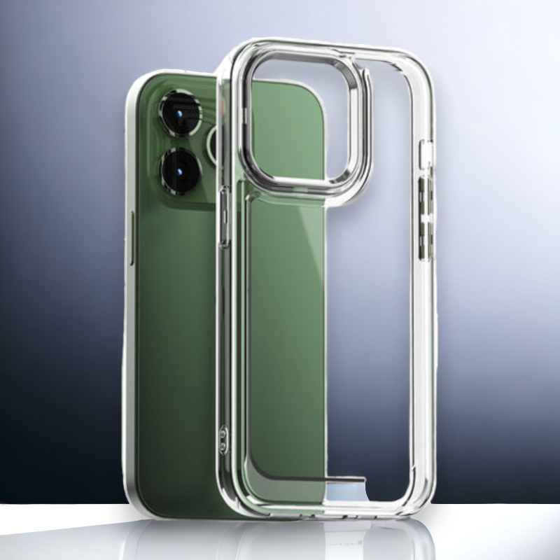 Silikonski ovitek "Space - antishock" za iPhone 12 Pro Max (2mm) - prozorna – Infostyle – Prozorna / TPU silikon
