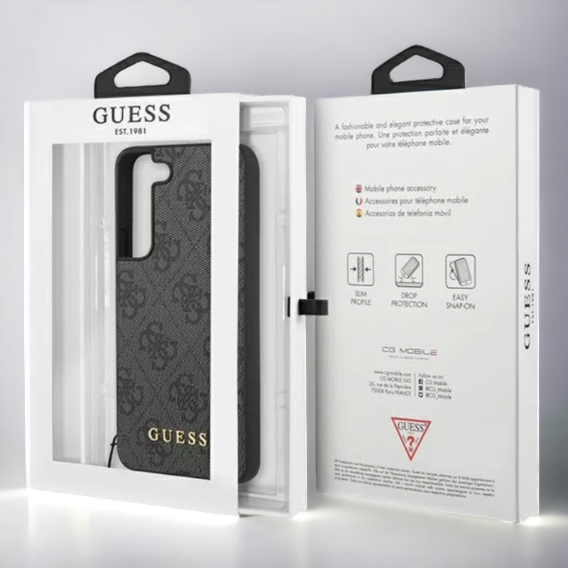 Ovitek Guess "grey charms" za Samsung Galaxy S23 Plus (GUHCS23MGF4GGR)