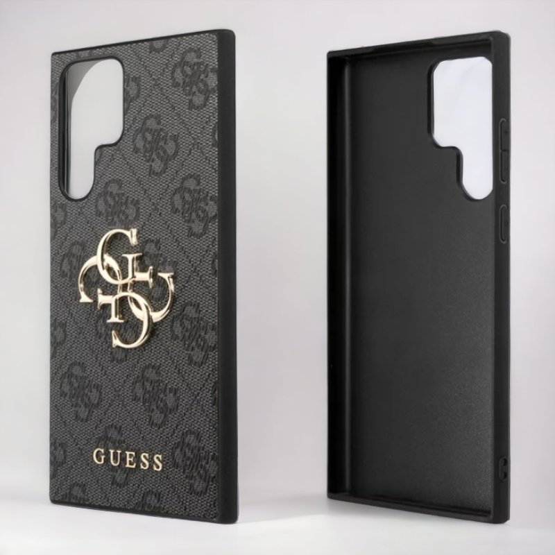 Ovitek Guess "grey 3D" za Samsung Galaxy S23 Ultra (GUHCS23L4GMGGR)