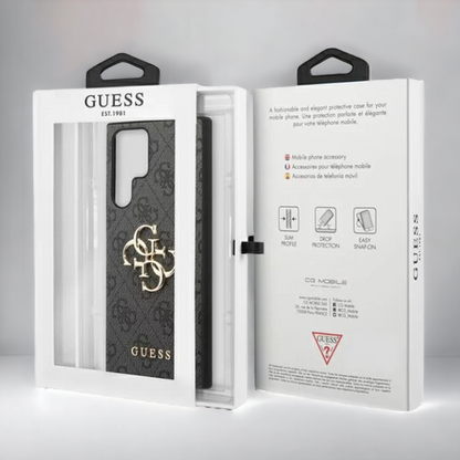 Ovitek Guess "grey 3D" za Samsung Galaxy S23 Ultra (GUHCS23L4GMGGR)