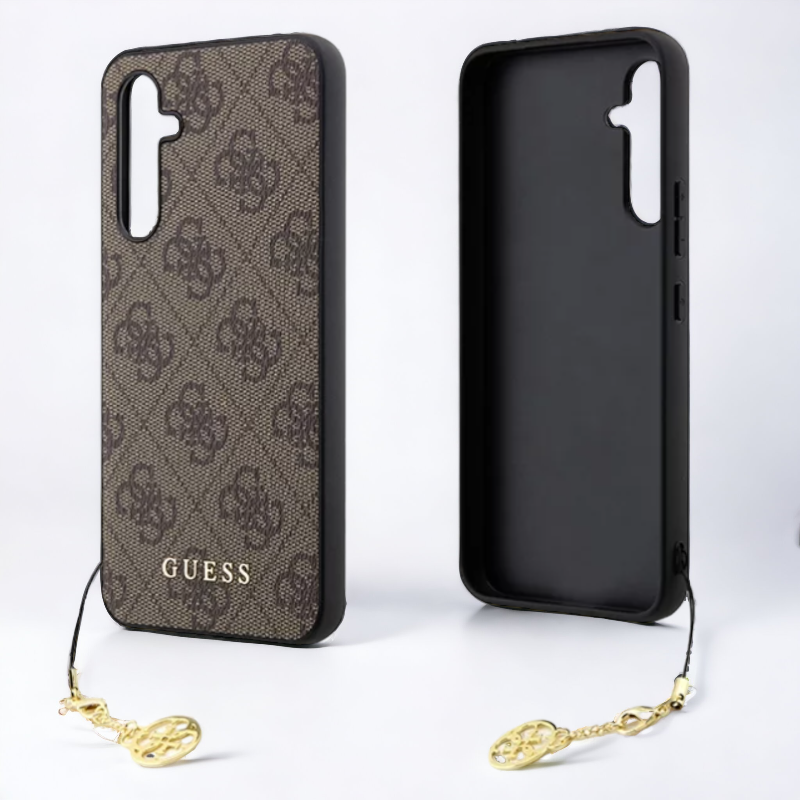 Ovitek Guess "brown charms" za Samsung Galaxy A34 (GUHCSA34GF4GBR)