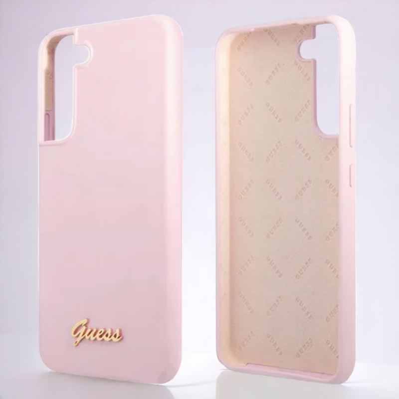 Ovitek Guess "lavender - Metal Logo" za Samsung Galaxy S22 Plus (GUHCS22MLSLMGLA)