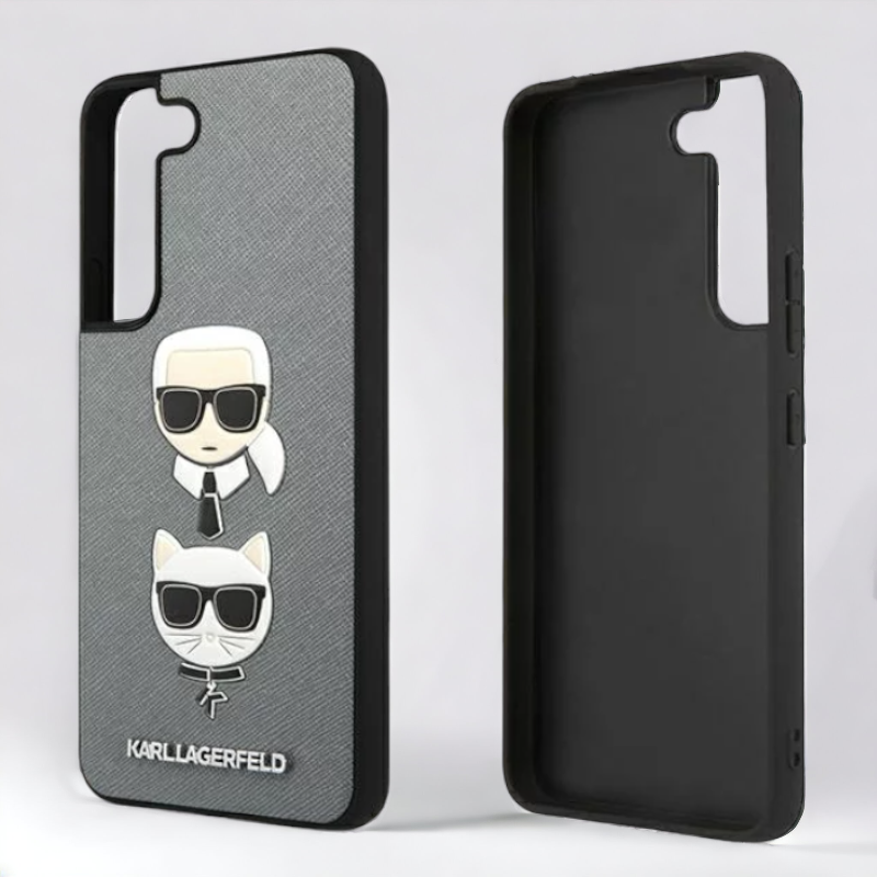 Ovitek Karl Lagerfeld "Saffiano K&C Head" za Samsung Galaxy S22 Plus (KLHCS22MSAKICKCSL)