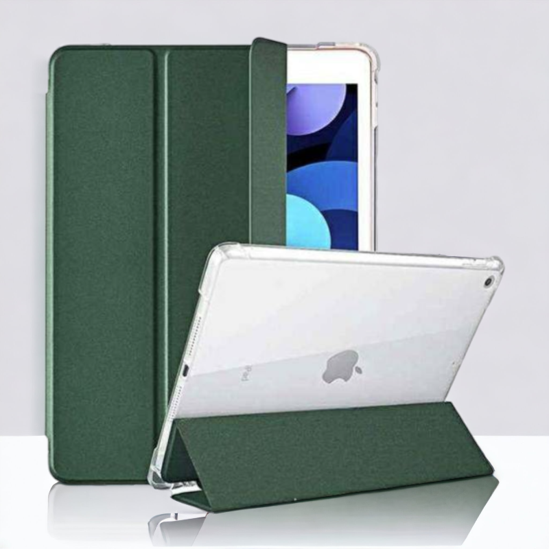 Preklopna torbica "Clear" za tablični računalnik Apple iPad Air 10.9'' 4/5/6, iPad Pro 11 (2018) – Mercury – Črna / TPU 