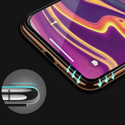 Zaščitno steklo za iPhone SE 2020/2022 - Hard Ceramic (black) – Infostyle