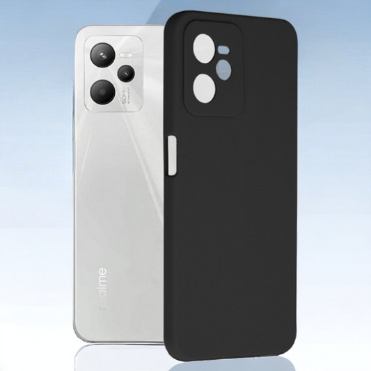 Silikonski ovitek "Soft Edge" za Realme C35 – Techsuit – Črna / TPU silikon