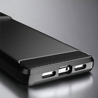 Silikonski ovitek "carbon" za Google Pixel 7 Pro - Črna – Techsuit