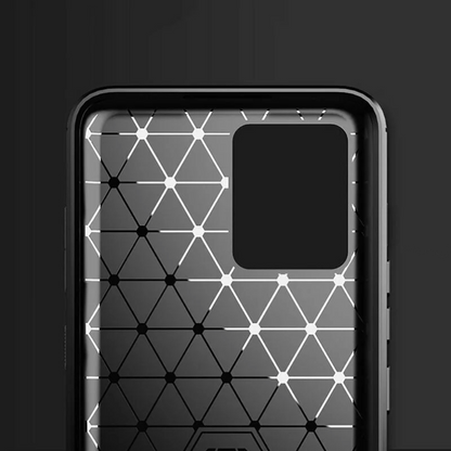 Silikonski ovitek "carbon" za Realme 8 4G - Črna – Techsuit