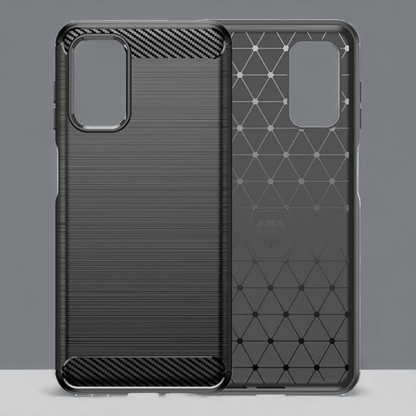 Silikonski ovitek "carbon" za Samsung Galaxy A13 4G - Črna – Techsuit