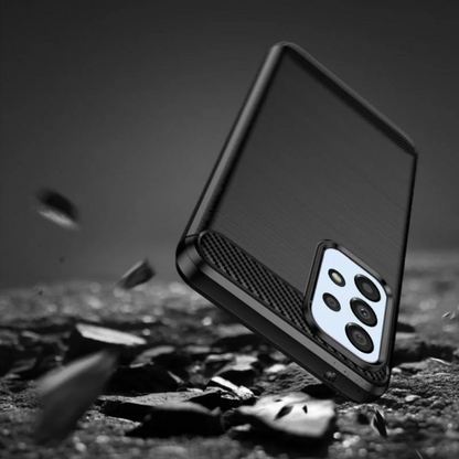 Silikonski ovitek "carbon" za Samsung Galaxy A33 5G - Črna – Techsuit