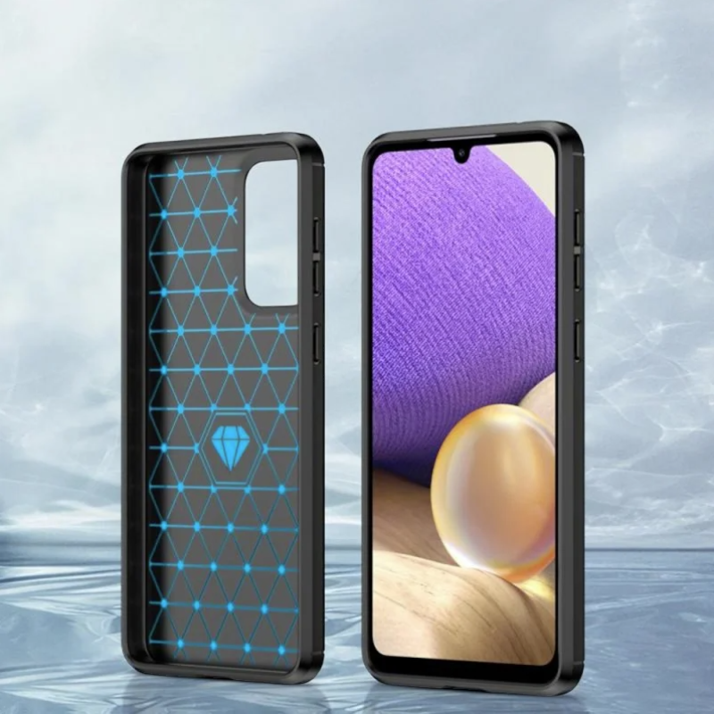 Silikonski ovitek "carbon" za Samsung Galaxy A33 5G - Črna – Techsuit