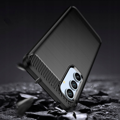 Silikonski ovitek "carbon" za Samsung Galaxy A34 5G - Črna – Techsuit