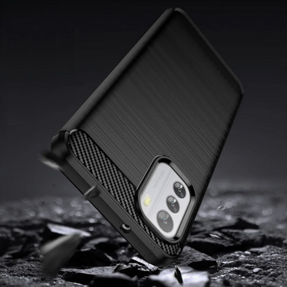 Silikonski ovitek "carbon" za Nokia G21 - Črna – Techsuit