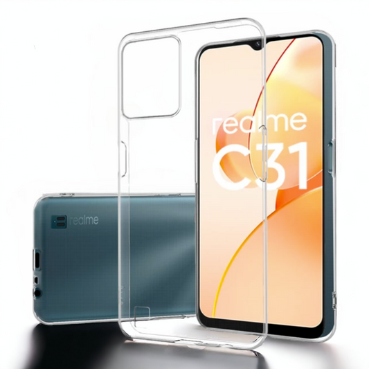 Silikonski ovitek "Clear Bulk" za Realme C31 – Techsuit – Prozorna / TPU silikon