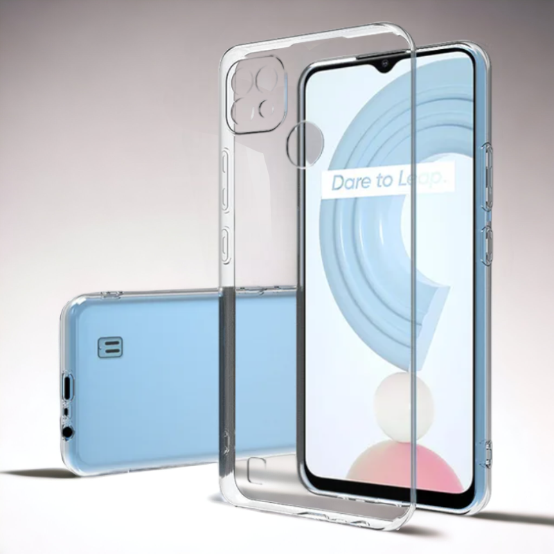 Silikonski ovitek "Clear Bulk" za Realme C21 – Techsuit – Prozorna / TPU silikon