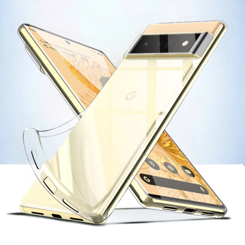 Silikonski ovitek "Clear Bulk" za Google Pixel 6a – Techsuit – Prozorna / TPU silikon