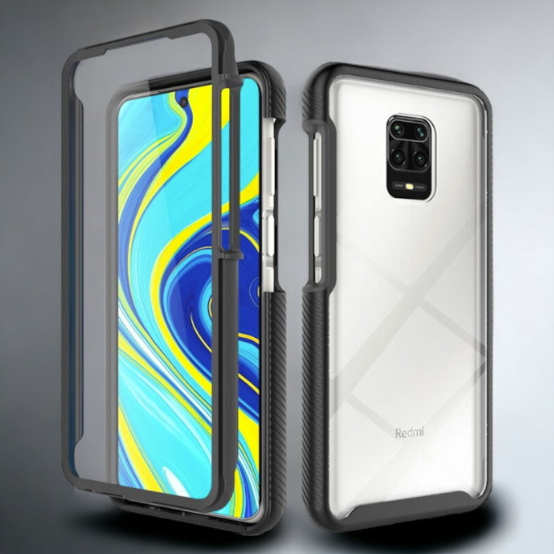 Ovitek "Defense 360 Pro" za Xiaomi Redmi Note 9 Pro – Techsuit – Črna