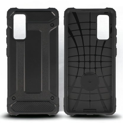 Silikonski ovitek "armor carbon" za Xiaomi Redmi Note 10 Pro Max - Črna – Infostyle