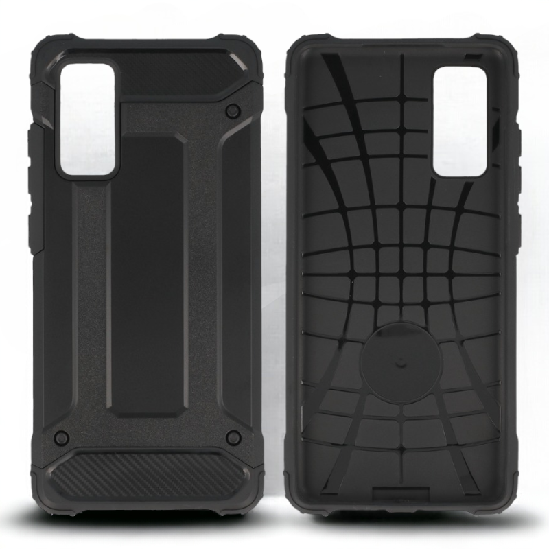 Silikonski ovitek "armor carbon" za Xiaomi Redmi Note 11s - Črna – Infostyle