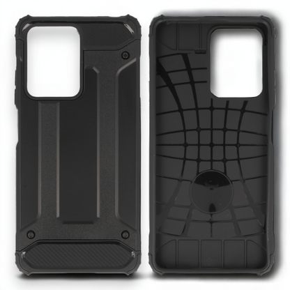 Silikonski ovitek "armor carbon" za Xiaomi Poco X5 Pro - Črna – Infostyle