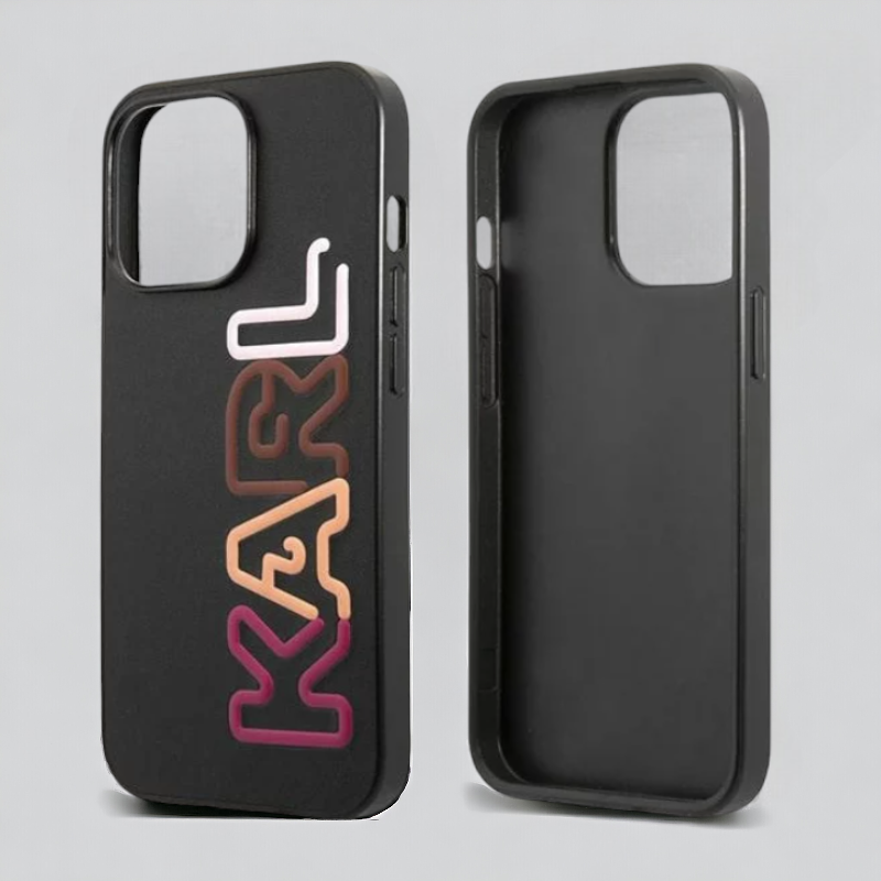 Ovitek Karl Lagerfeld "Black" za iPhone 13 Pro (KLHCP13LPCOBK)