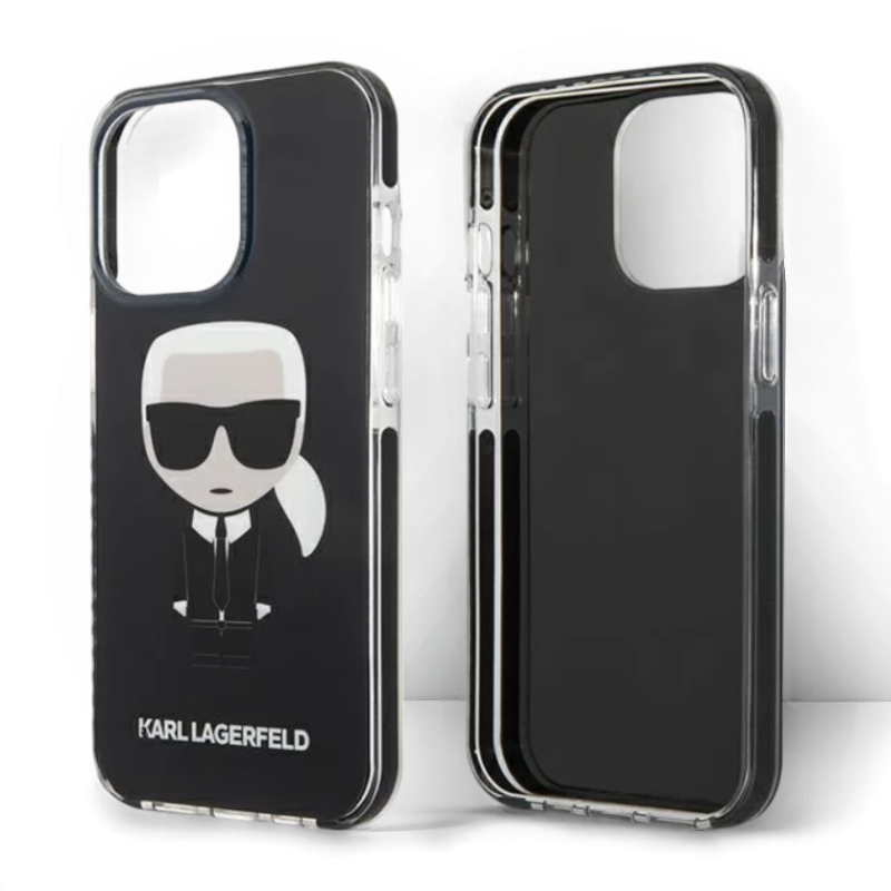 Ovitek Karl Lagerfeld "Karl" za iPhone 13 Pro Max/12 Pro Max (KLHCP13XTPEIKK)