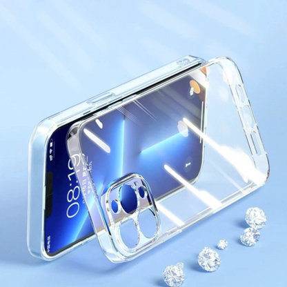 Silikonski ovitek "Clear" za iPhone 15 Pro Max (2mm) - Prozoren – Infostyle – Prozorna / Silikon