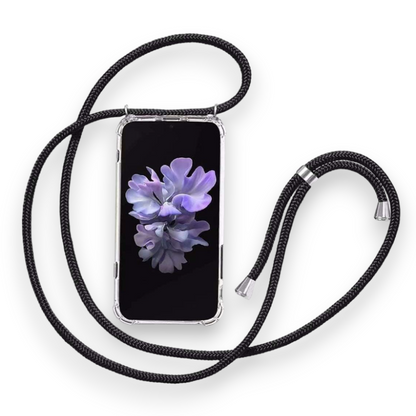 Silikonski ovitek z vrvico za Xiaomi Poco X4 Pro 5G – Infostyle – Črna / Silikon