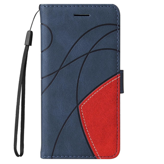Preklopna torbica "Leather 3D" za Xiaomi Poco X5 Pro 5G – Infostyle – Temno modra / Umetno usnje + TPU silikon