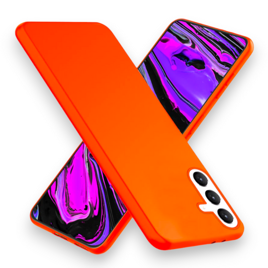 Silikonski ovitek "Neon Nalia" za Samsung Galaxy S24 Plus – Oranžna / TPU silikon