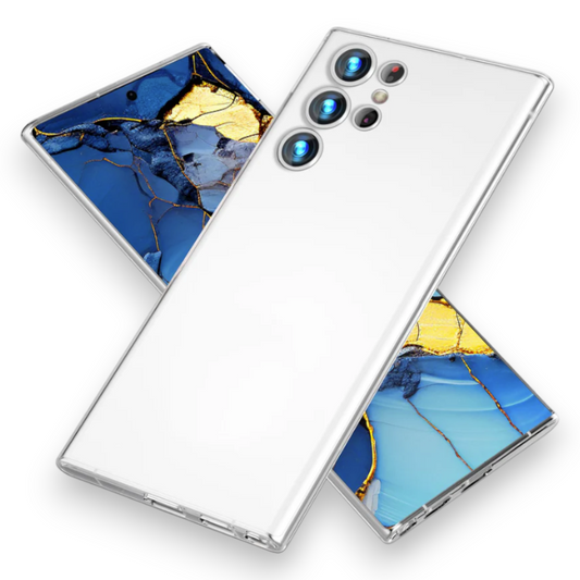 Ovitek "Ultra Space Nalia" za Samsung Galaxy S24 Ultra – Bela / PC + TPU silikon