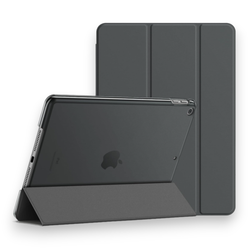 Preklopna torbica za tablični računalnik Apple iPad 9.7" (2018/2017 model, 6th/5th Gen) – JETech – Črna / Umetno usnje +