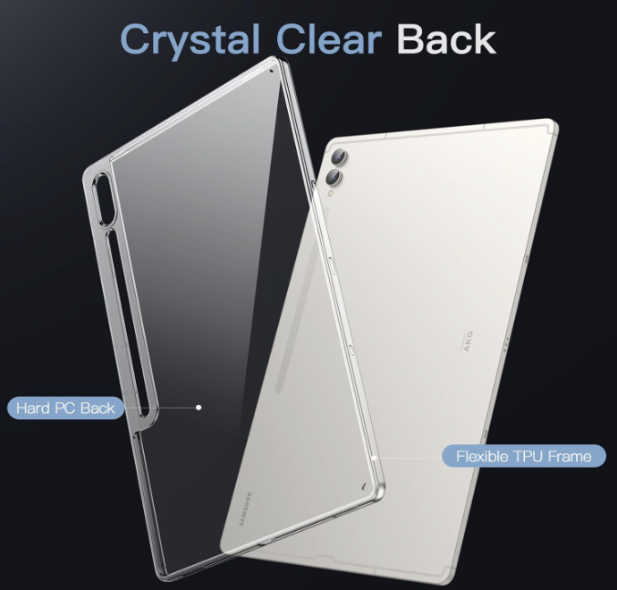 Ovitek "Slim Shockproof" za tablični računalnik Samsung Galaxy Tab S9 Fe+ 12.4" – JETech