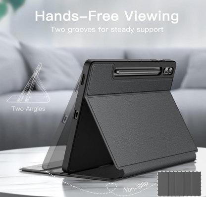 Preklopna torbica "Protective" za tablični računalnik Samsung Galaxy Tab S9 Fe+ 12.4" – JETech