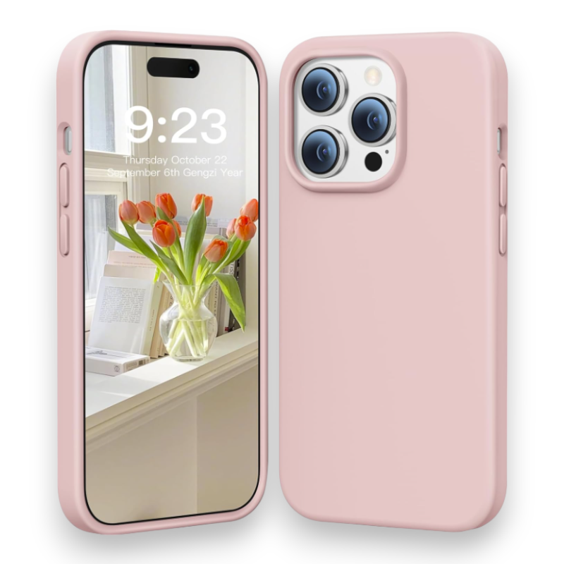 Silikonski ovitek "PuyaTeya" za iPhone 14 Pro – Infostyle – Temno zelena / PC + TPU silikon