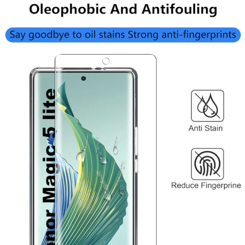 Komplet silikonski ovitek + 2 zaščiti za steklo - Honor Magic 5 Lite 5G – Infostyle