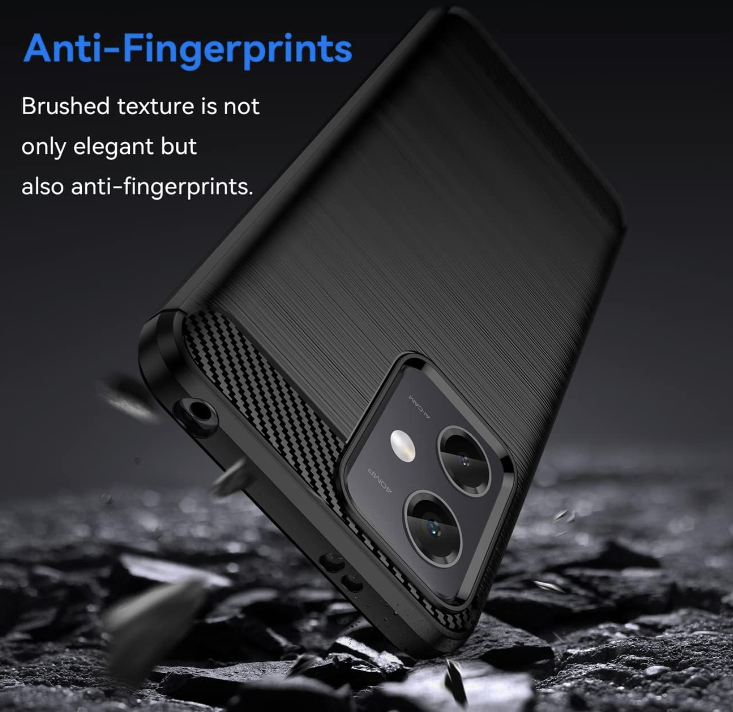 Silikonski ovitek "Effcotuo carbon" za Xiaomi Redmi Note 12 5G / Poco X5 – Infostyle
