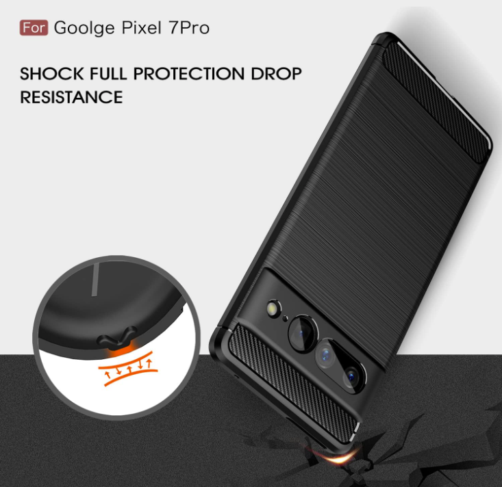 Silikonski ovitek "Carbon Fiber" za Google Pixel 7 Pro – Infostyle