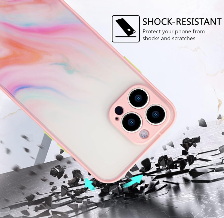 Ovitek "Transparent Marble" za iPhone SE 2022/2020/7/8 – Infostyle