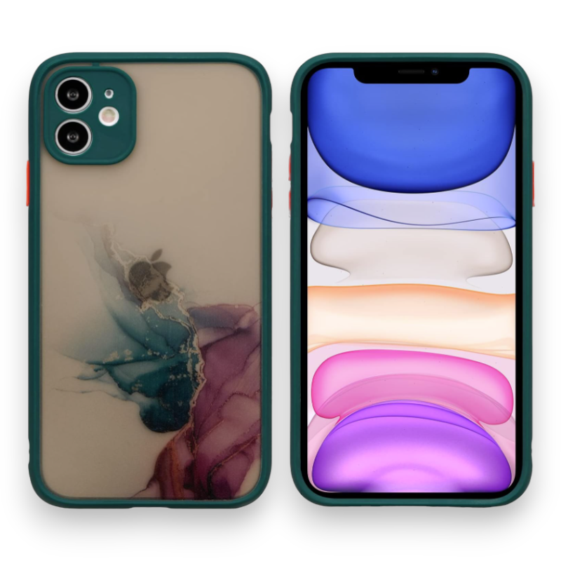 Ovitek "Transparent Marble" za iPhone SE 2022/2020/7/8 – Infostyle