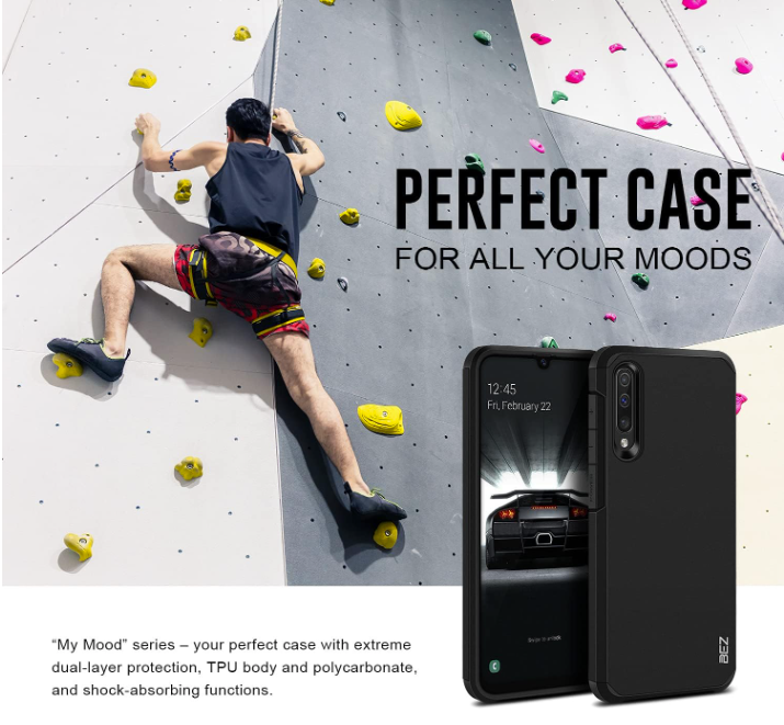 Silikonski ovitek "BEZ Robust" za Samsung Galaxy A50
