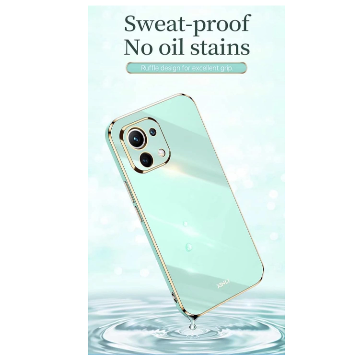 Silikonski ovitek "Gold Edging" za Xiaomi Mi 11 Lite – Infostyle