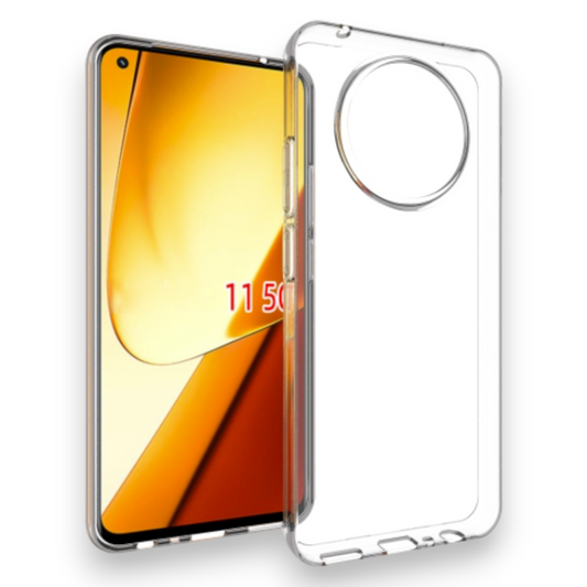 Silikonski ovitek "Effcotuo Ultra Slim" za Realme 11 – Dux Ducis – Prozorna / PC + TPU silikon